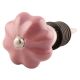 Solid Lavender Ceramic Medium Melon Wine Stopper